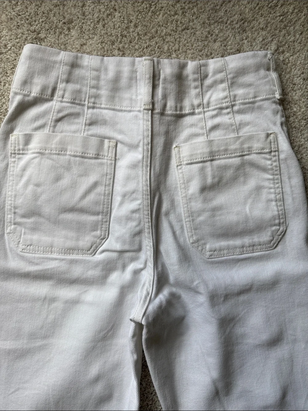 Maeve the Colette White Wide-Leg denim - Picture 6 of 6